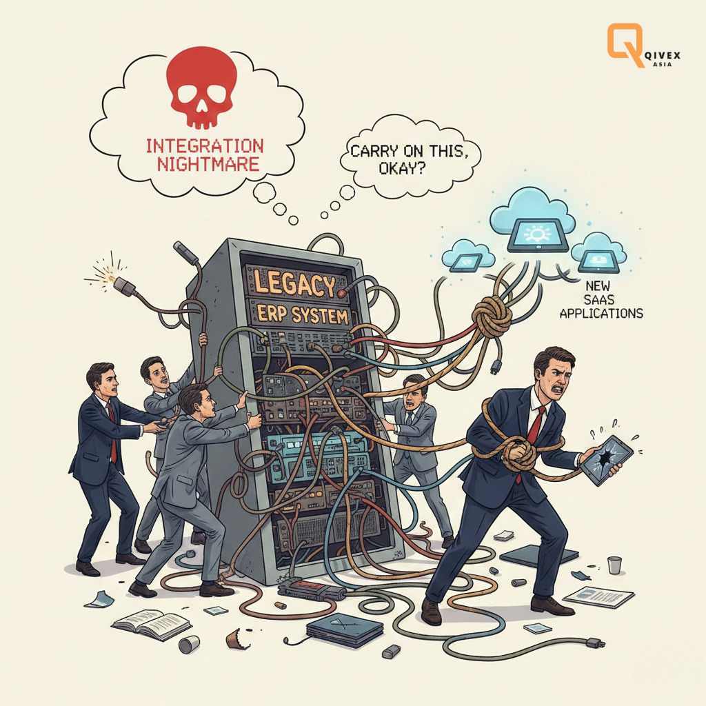 Integration with Legacy Systems (The ERP Nightmare)